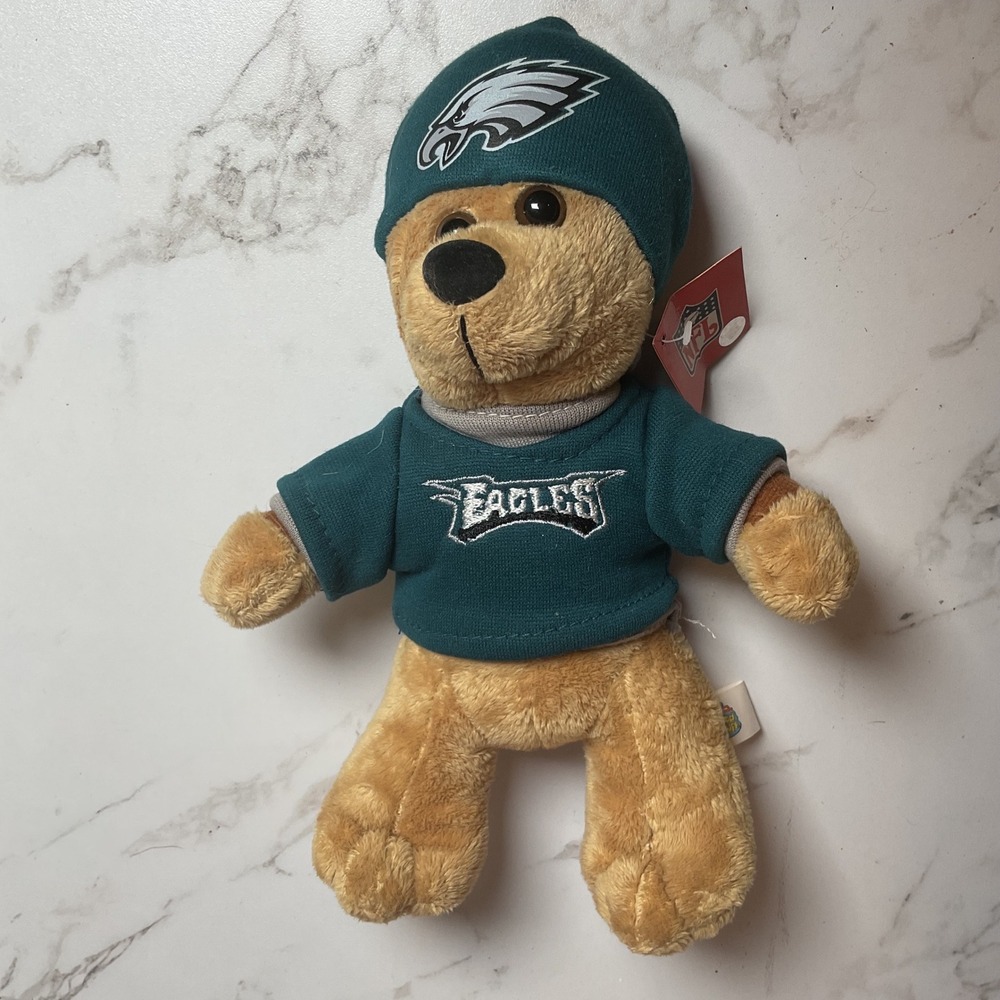 NFL Philadelphia Eagles Plush Teddy Bear Unisex OS Green Fan Gear Collectible